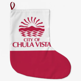 Vlag van Chula Vista (Californië) Grote Kerstsok