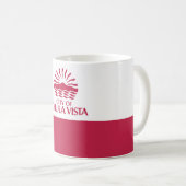 Vlag van Chula Vista, Californië Koffiemok (Voorkant rechts)