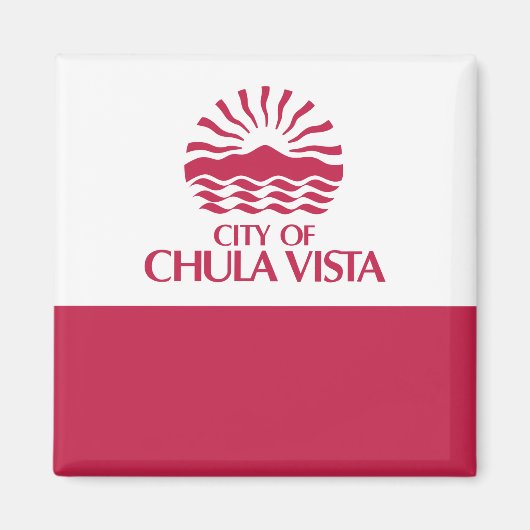 Vlag van Chula Vista (Californië) Magneet (Voorkant)