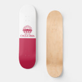 Vlag van Chula Vista (Californië) Persoonlijk Skateboard (Voorkant)