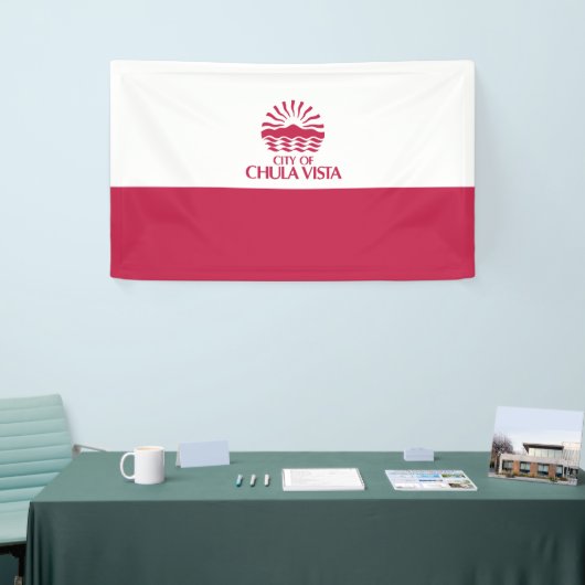 Vlag van Chula Vista (Californië) Spandoek (Beurs)