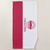 Vlag van Chula Vista (Californië) Strandlaken (Voorkant)