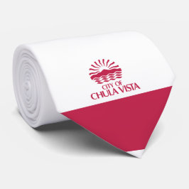 Vlag van Chula Vista (Californië) Stropdas