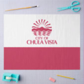 Vlag van Chula Vista (Californië) Tissuepapier (Craft)