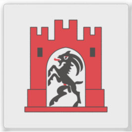 Vlag van Chur, Zwitserland Sticker