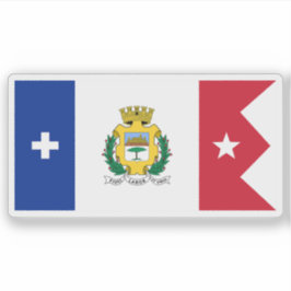 Vlag van Cienfuegos, Cuba Sticker