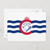 Vlag van Cincinnati, Briefkaart Ohio (Voorkant / Achterkant)
