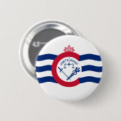 Vlag van Cincinnati, Button Ohio (Voorkant /achterkant)