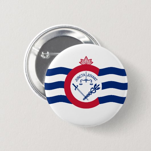 Vlag van Cincinnati, Button Ohio (Voorkant /achterkant)