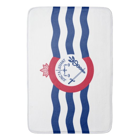 Vlag van Cincinnati (Ohio) Badmat (Voorkant Verticaal)