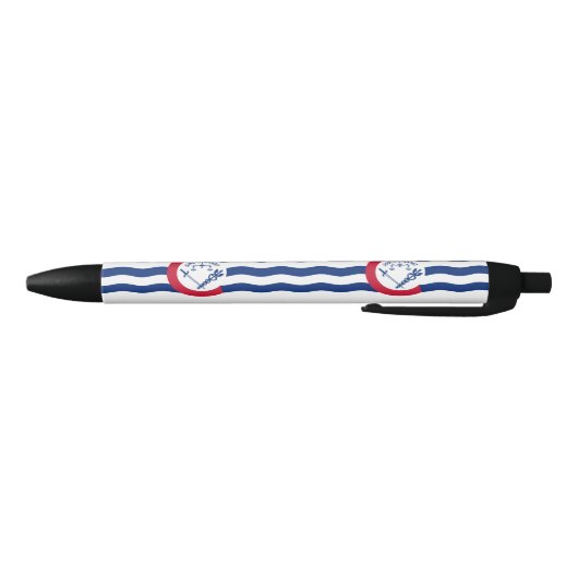 Vlag van Cincinnati, Ohio Black Ink Pen (Bodem)