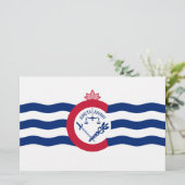 Vlag van Cincinnati (Ohio) Briefpapier (Staand voorkant)