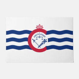 Vlag van Cincinnati (Ohio) Deurmat