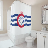 Vlag van Cincinnati (Ohio) Douchegordijn (In situ)