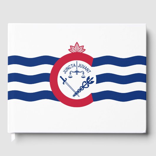 Vlag van Cincinnati (Ohio) Gastenboek (Voorkant)