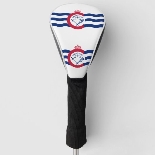 Vlag van Cincinnati, Ohio Golf Head Hoesje Golfheadcover (Voorkant)