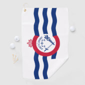 Vlag van Cincinnati, Ohio Golfhanddoek (Insitu)