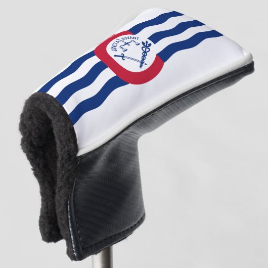 Vlag van Cincinnati, Ohio Golfheadcover (3/4 voorkant)