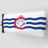 Vlag van Cincinnati, Ohio Golfheadcover (Voorkant)
