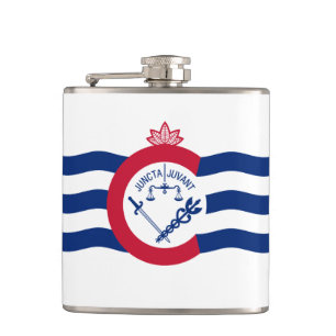 Vlag van Cincinnati, Ohio Hip Flask Heupfles