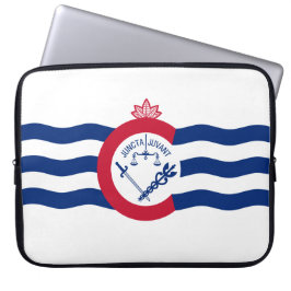 Vlag van Cincinnati (Ohio) Laptop Sleeve
