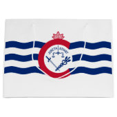 Vlag van Cincinnati, Ohio Large Gift Bag Groot Cadeauzakje (Voorkant)