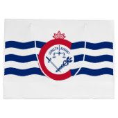 Vlag van Cincinnati, Ohio Large Gift Bag Groot Cadeauzakje (Achterkant)