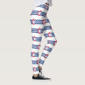 Vlag van Cincinnati, Ohio Leggings (Rechts)