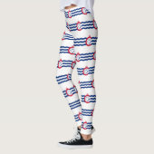 Vlag van Cincinnati, Ohio Leggings (Links)