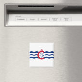 Vlag van Cincinnati (Ohio) Magneet (Insitu (Vaatwasser))