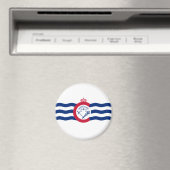 Vlag van Cincinnati (Ohio) Magneet (Insitu (Vaatwasser))