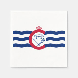 Vlag van Cincinnati, Ohio Napkins Servet