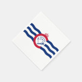Vlag van Cincinnati, Ohio Napkins Servet (Hoek)