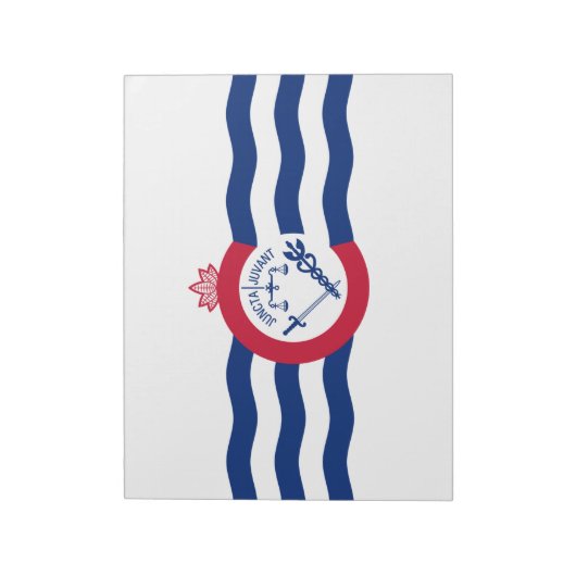 Vlag van Cincinnati (Ohio) Notitieblok (Linkerzijde)