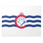 Vlag van Cincinnati (Ohio) Notitieblok (Voorkant)