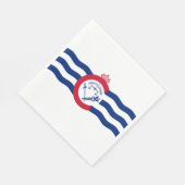 Vlag van Cincinnati (Ohio) Servet (Hoek)
