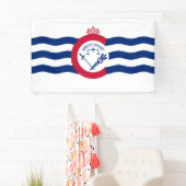 Vlag van Cincinnati (Ohio) Spandoek (Insitu)
