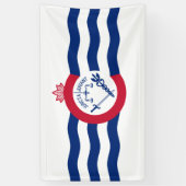 Vlag van Cincinnati (Ohio) Spandoek (Verticaal)