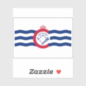 Vlag van Cincinnati, Ohio Sticker (Vel)