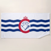 Vlag van Cincinnati (Ohio) Strandlaken (Voorkant)