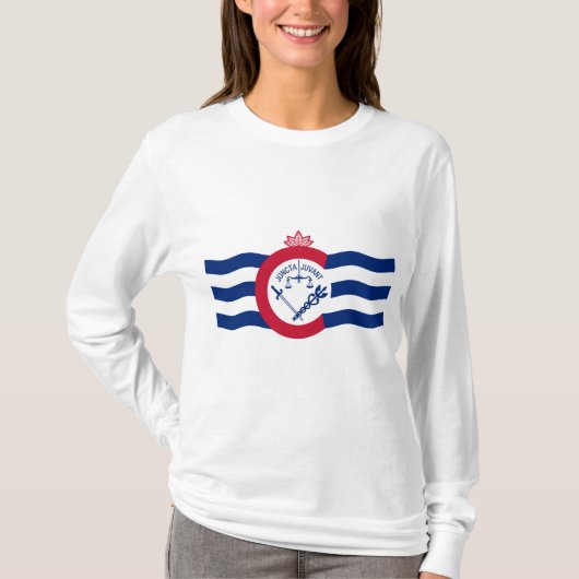 Vlag van Cincinnati (Ohio) T-shirt (Voorkant)