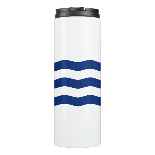 Vlag van Cincinnati, Ohio Thermal Tumbler Thermosbeker (Achterkant)