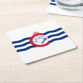 Vlag van Cincinnati, Onderzetter van Ohio Square P (Schuin)