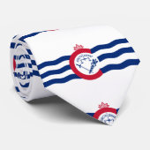 Vlag van Cincinnati, Stropdas Ohio (Opgerold)