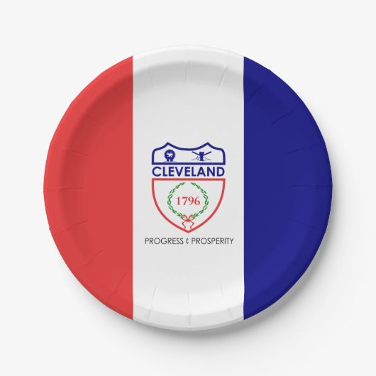 Vlag van Cleveland, Bord van Ohio Paper (Voorkant)