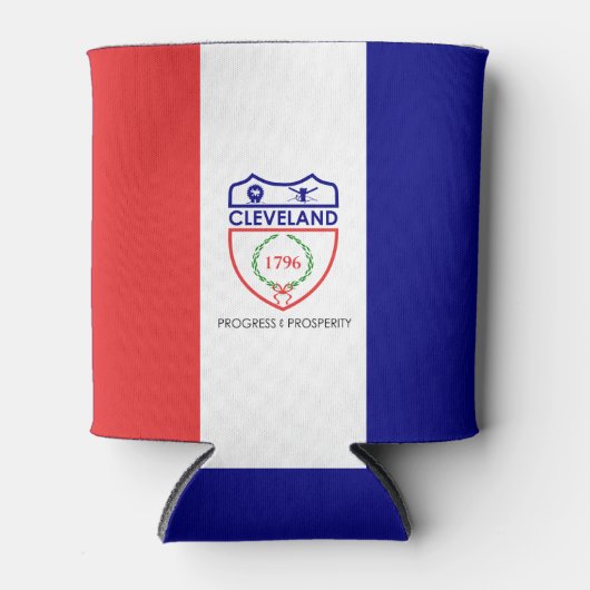 Vlag van Cleveland, Koelbox Ohio Blikjeskoeler (Voorkant)