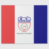 Vlag van Cleveland (Ohio) Cadeaupapier (Vlak)