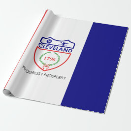 Vlag van Cleveland (Ohio) Cadeaupapier