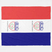 Vlag van Cleveland, Ohio Fleece Dekbed Deken (Voorkant (Horizontaal))