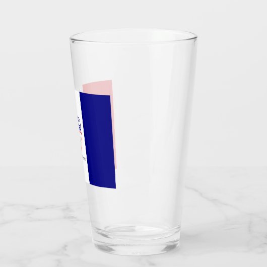 Vlag van Cleveland (Ohio) Glas (Links)